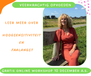 hoogsensitieve kinderen en faalangst online workshop help je onzekere kind kindercoach in den haag Leidschenveen